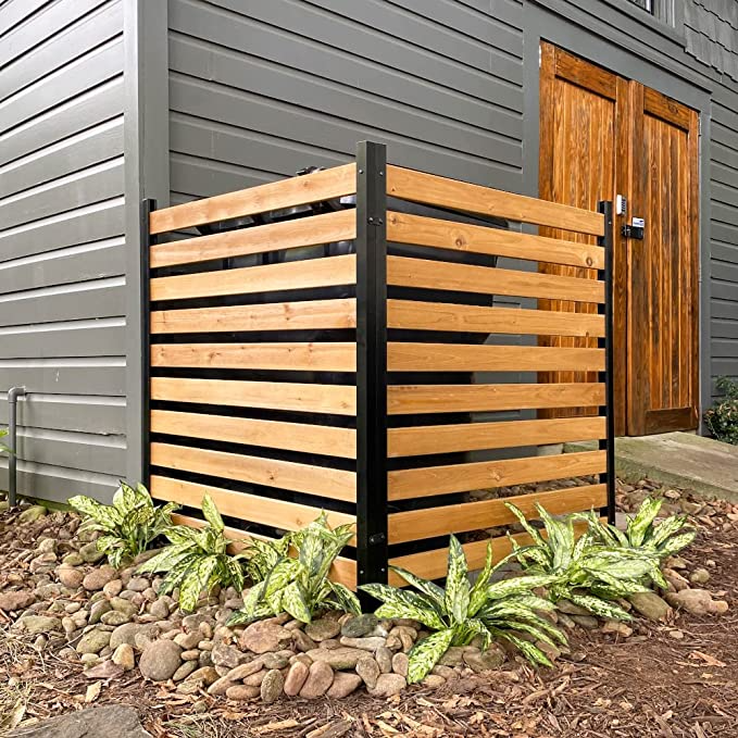 Amazon.com : Enclo Privacy Screens EC18009 Charleston Wood Decorative Privacy Screen, Cedar : Patio, Lawn & Garden Privacy Fence Screen, Fence Screening, Decks With Privacy Walls, Fence Panel, Outdoor Spaces, Outdoor Living, Outdoor Decor, Backyard Spaces, Backyard Oasis