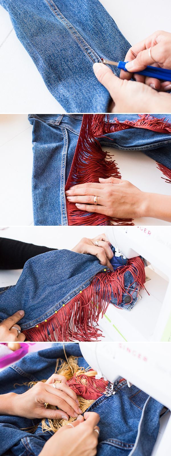 Fringe Benefits: A Fringe Jean Jacket DIY
