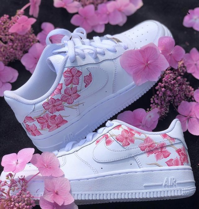 Fleur de la AF1 - Blossom AF1 Fleur de la AF1 | White nike shoes ... Fleur de la AF1 - Blossom AF1 Fleur de la AF1 | White nike shoes ...
