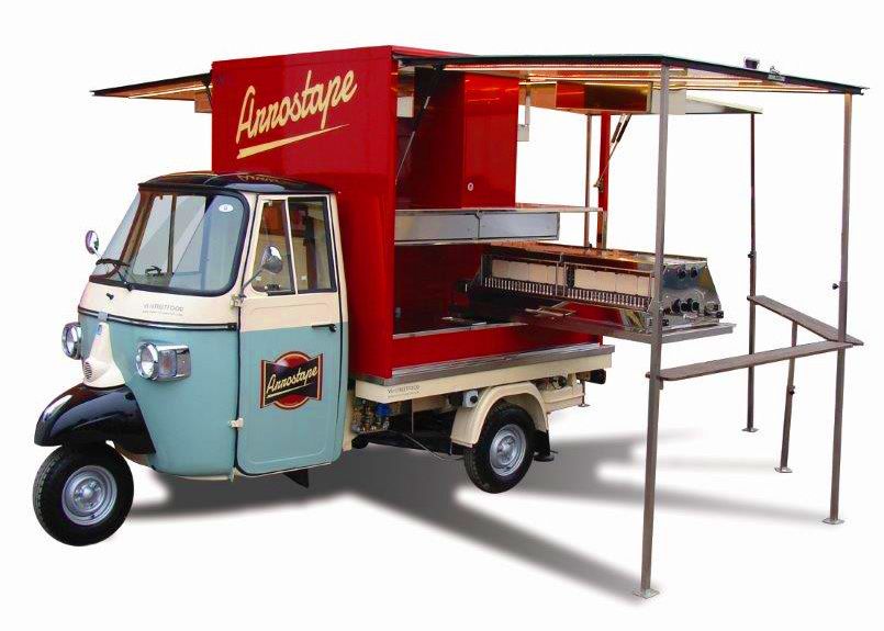 Ecco L Arrostape Dedicata All Arrosticino Da Street Food Diseño De Camiones De Comida Carritos De Café Camión De Comida