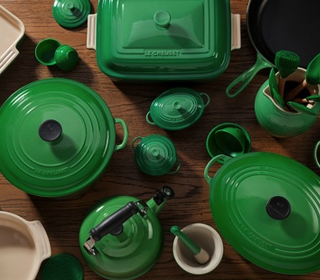Le Creuset Opens Flagship In Toronto Kitchen Pinterest Green Le Creuset Amazing Deep Kitchen Ware For That All 3