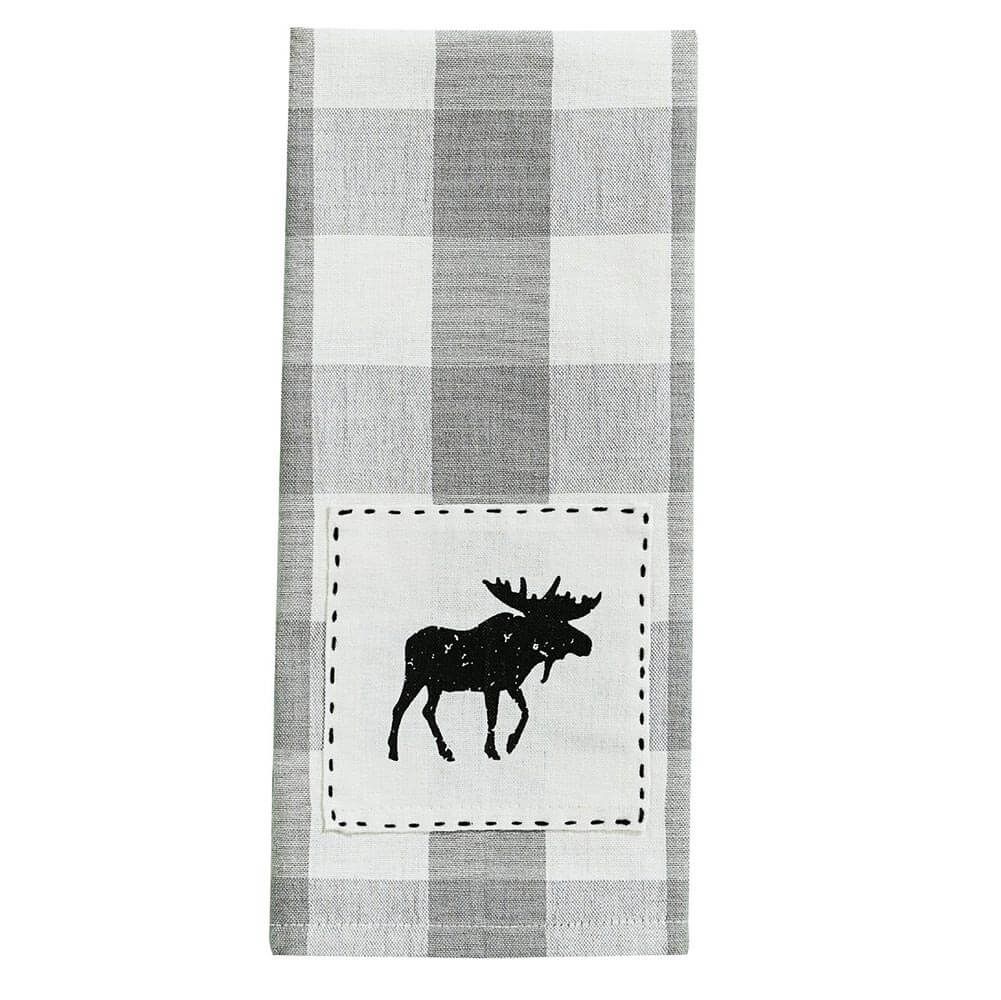 Moose Lodge Kitchen Dish Tea Towel 16x 26 Absorbent 100 Cotton Cabin Country Kaydeedesigns Country In 2020