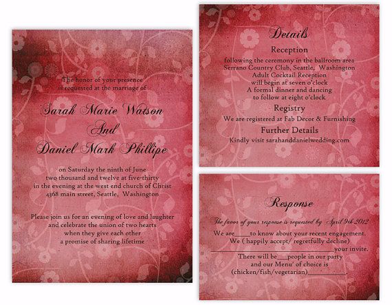 rustic wedding invitation template download printable invitations