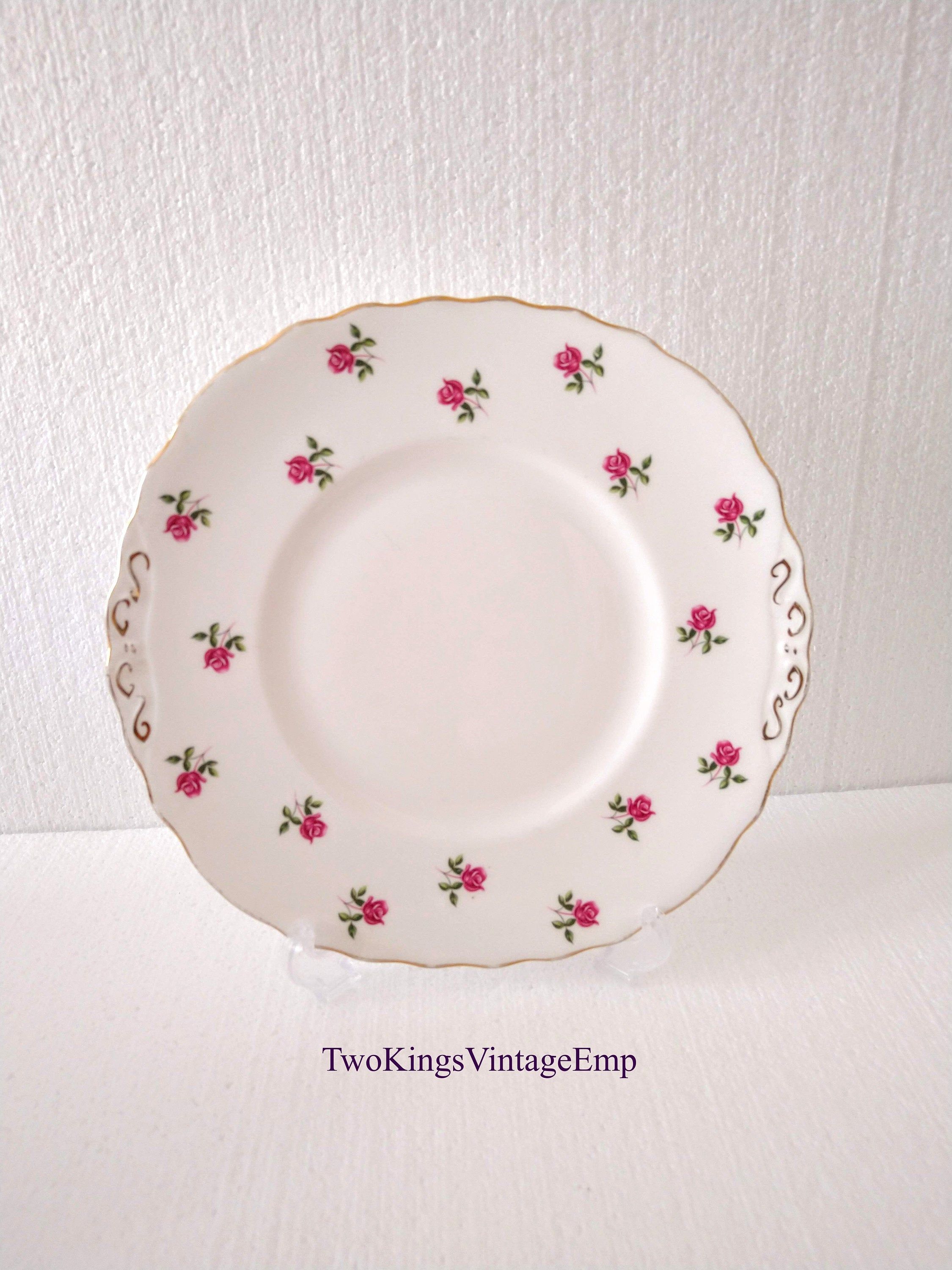 1930/'s Royal Albion China fine bone china sandwich plate Imari design English Tea Party.