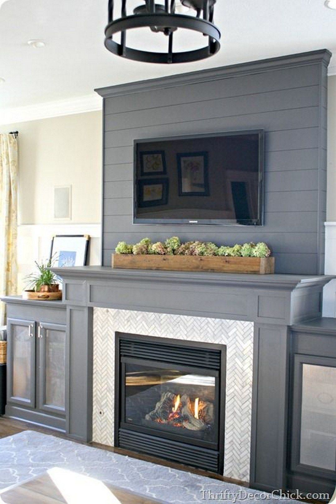 Awesome Built In Around Fireplace Design Ideas (30 Home