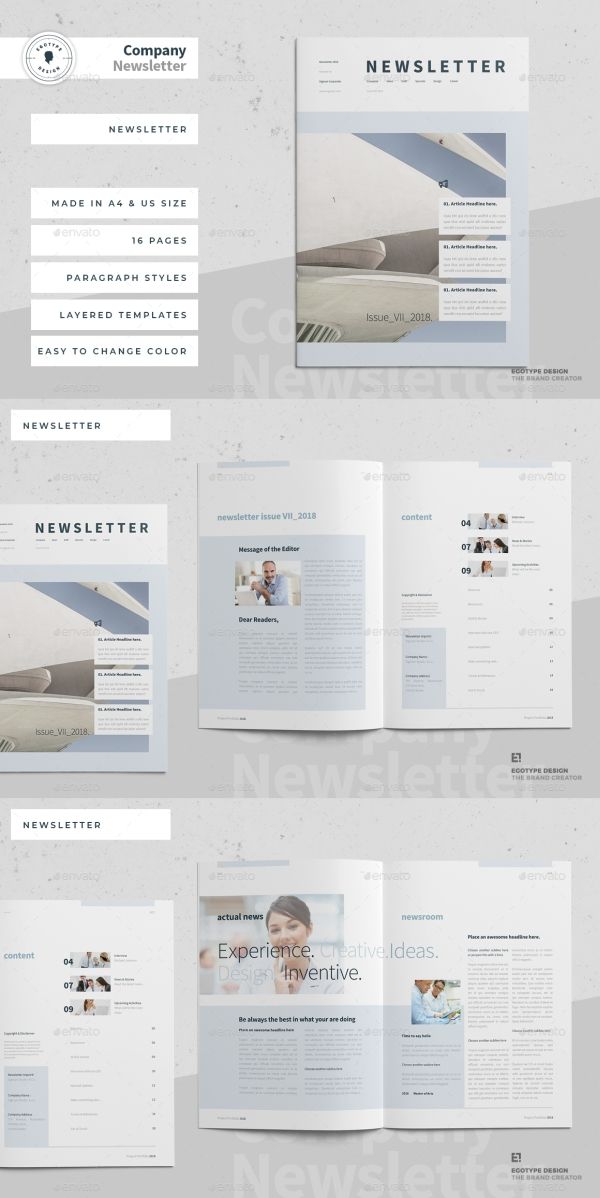25 Modern InDesign Newsletter Templates Weekly Newsletter Template 25 Modern InDesign Newsletter Templates Weekly Newsletter Template