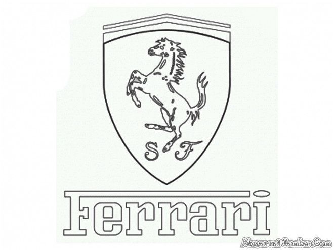 13 Impressionnant Coloriage Ferrari Stock Coloring pages Cars