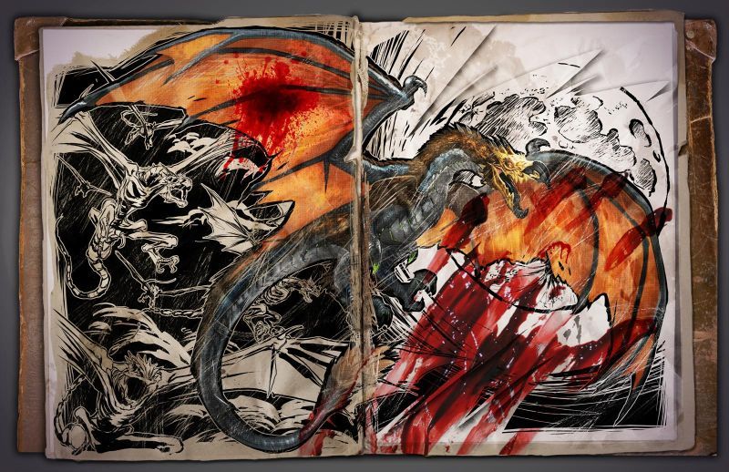 Drachen Bilder Zeichnungen Drachen