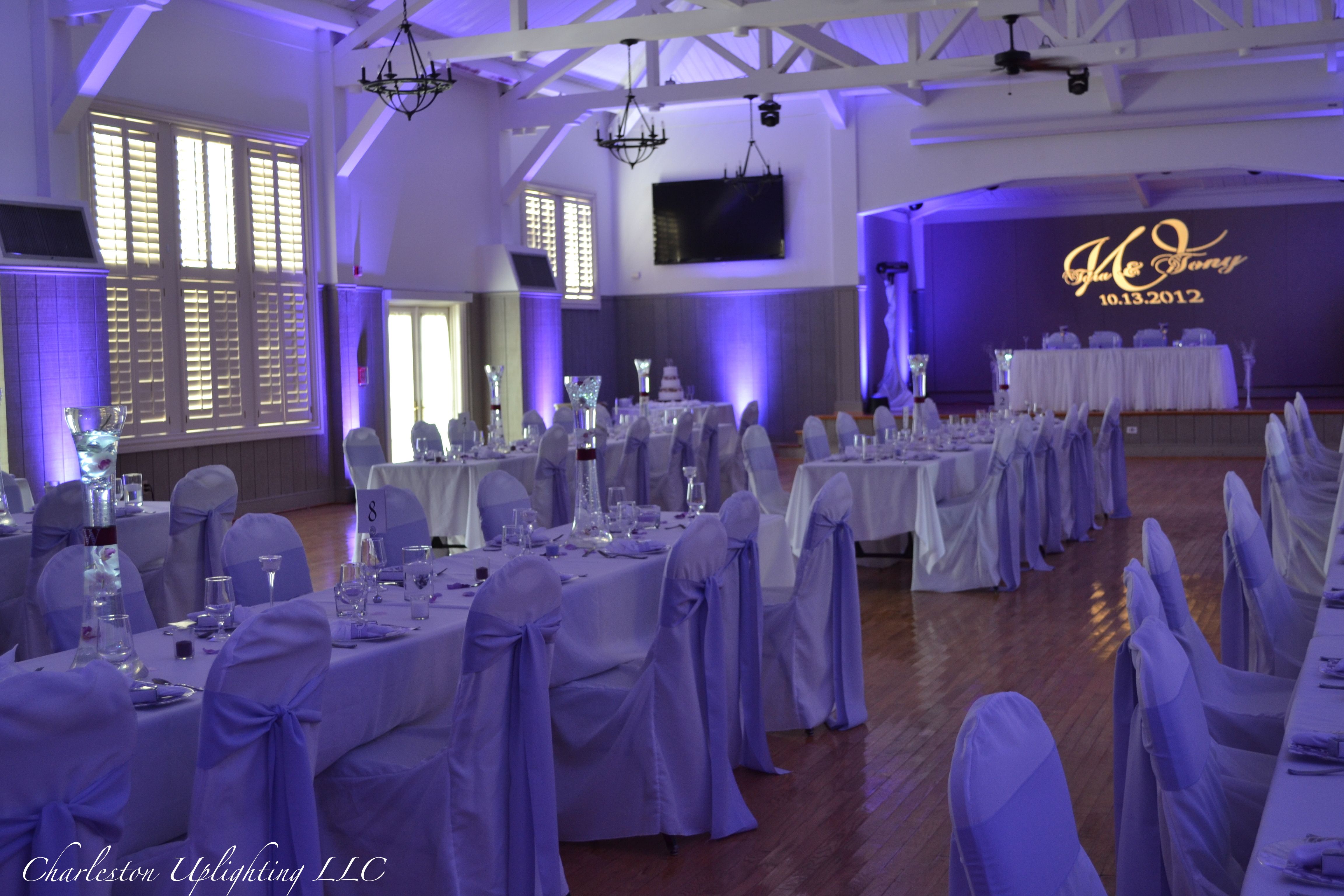 Wall Monogram Charleston Uplighting Weddings Wall Monogram Charleston Uplighting Weddings