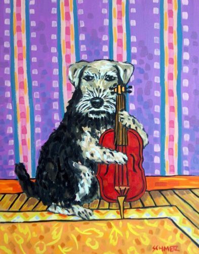 Welsh Terrier in the bathroom dog Art 8.5x11 glossy photo print