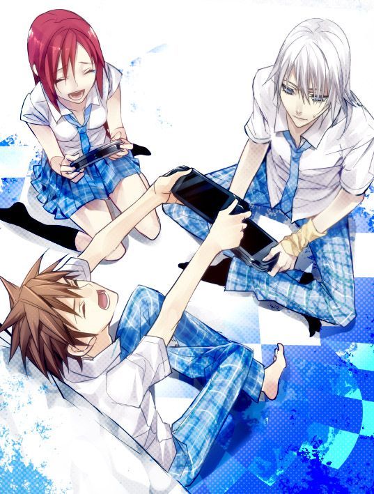 sora riku and kairi kingdom hearts ii kingdom heart pinterest
