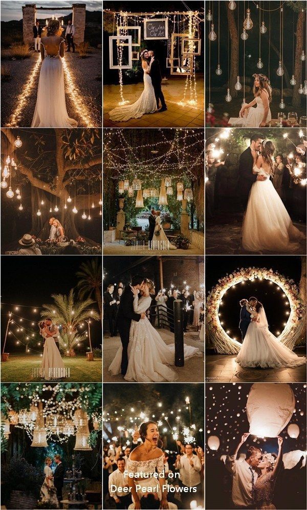 Top 20 Must See Night Wedding Photos with Lights - Top 20 Must See Night Wedding Photos with Lights -
