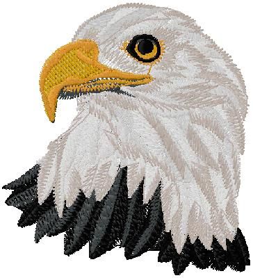 Bald Eagle Logo Embroidery Design