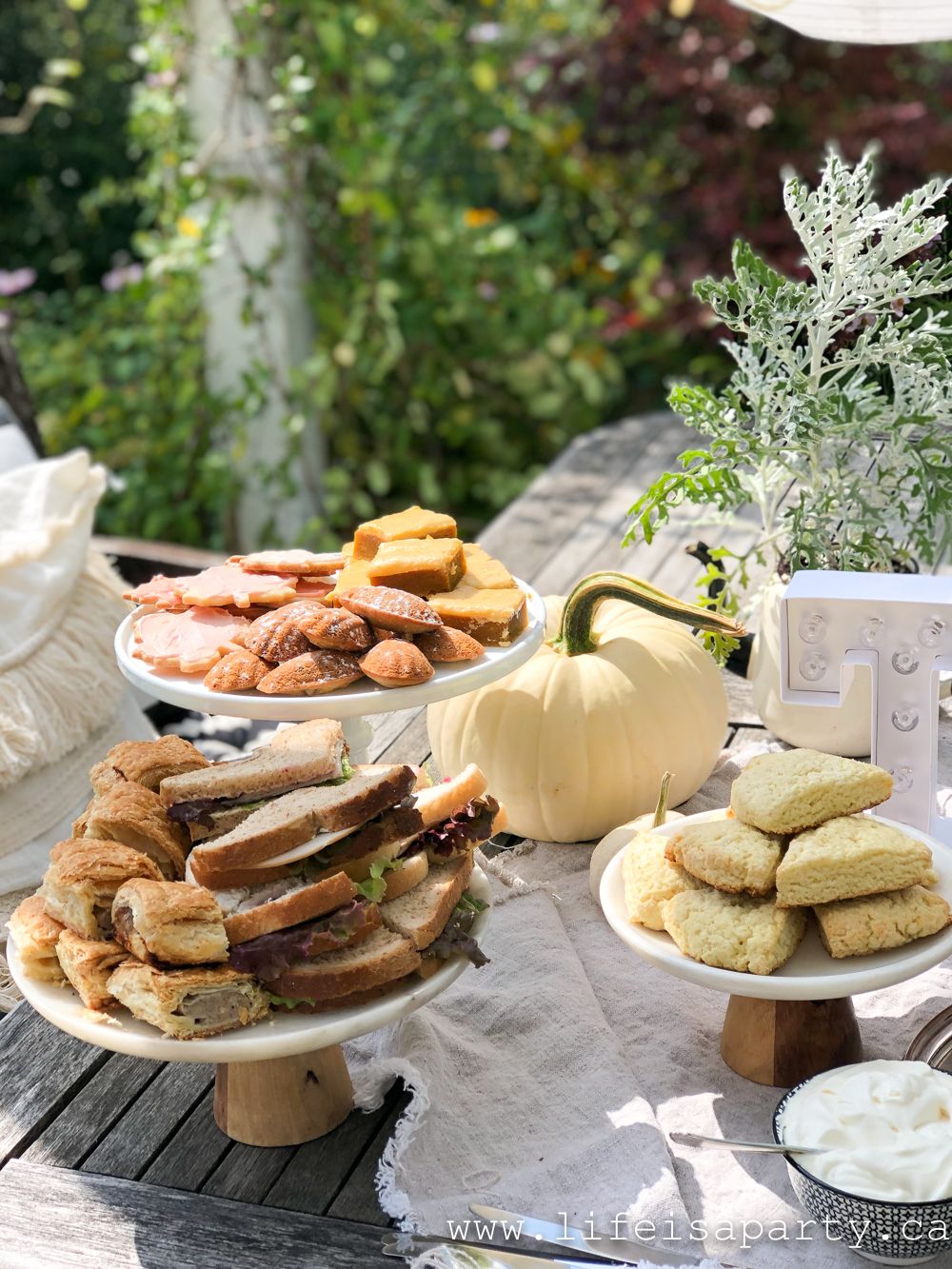 Fall Tea Party A Fall Inspired Tea Party Menu Enjoyed In A Fall Garden 