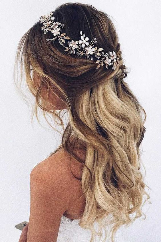 sala Insustituible de acuerdo a Peinados de novia semirecogidos y en tendencia | Coiffure demoiselle  d'honneur, Coiffure mariage, Cheveux de mariée