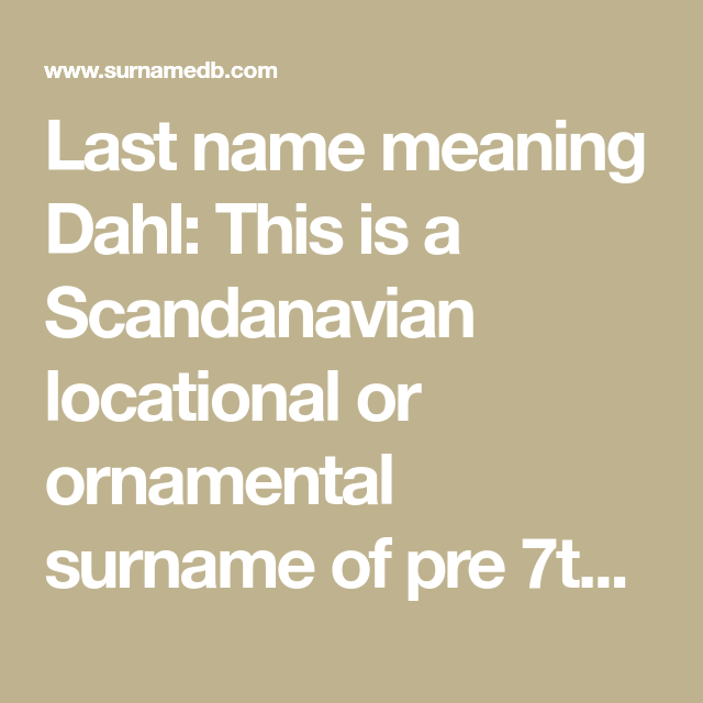 Surname Wikipedia