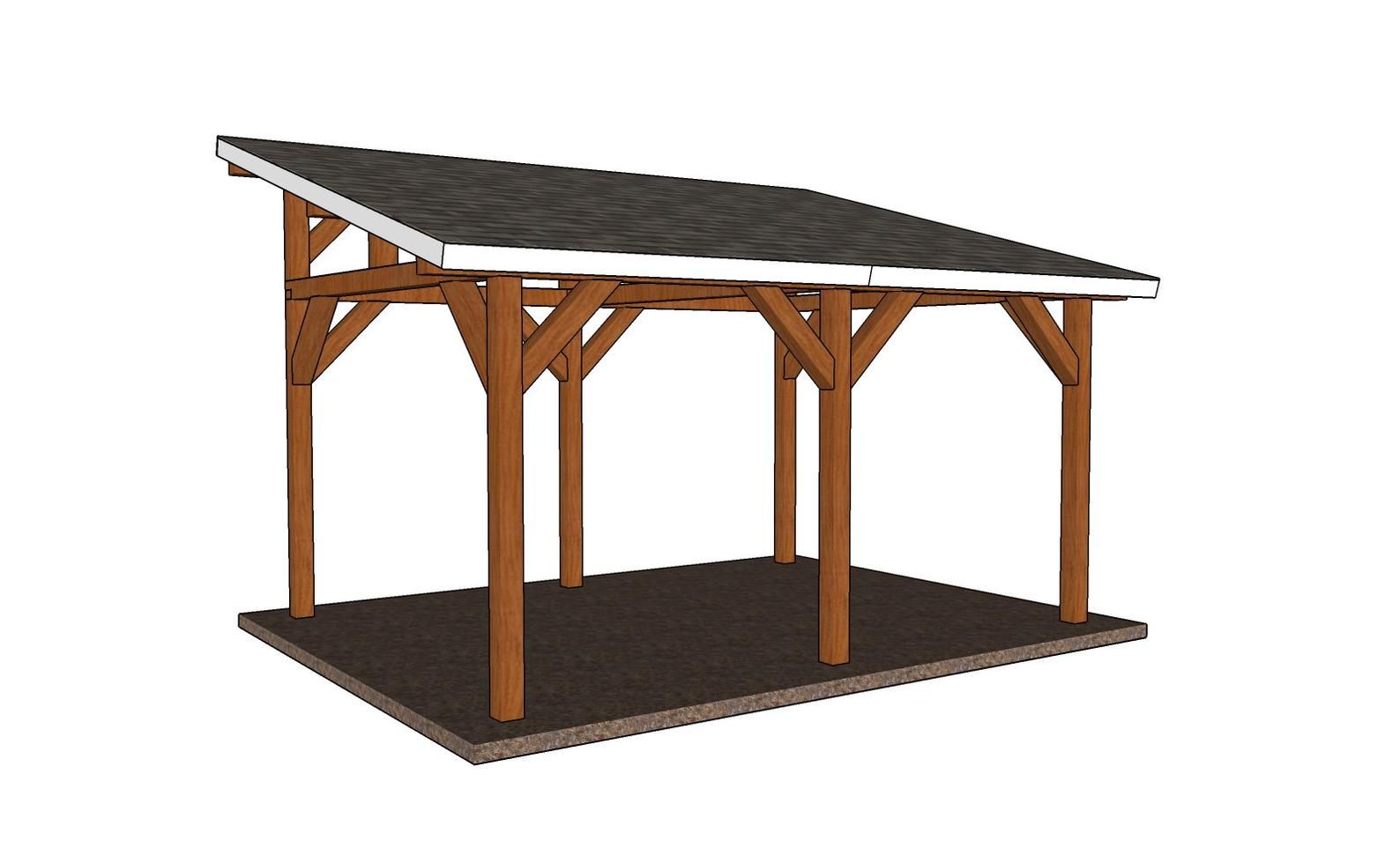 12x16 Lean To Pavilion Plans Pavilion Plans Lean To Lean To Shelter