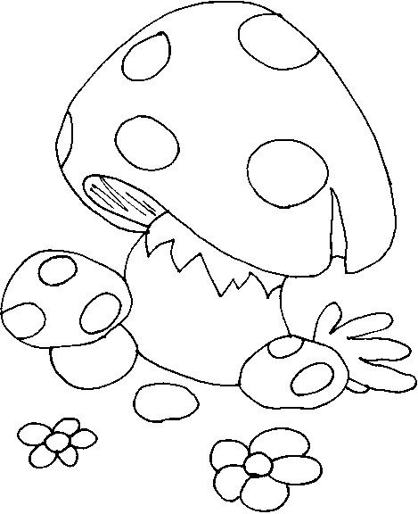 Download Mushrooms | Coloring pages, Doodle people, Mushroom crafts