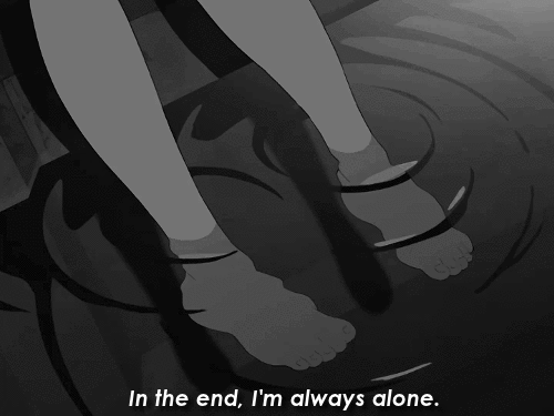 ÙØªÛج٠تصÙÛØ±Û Ø¨Ø±Ø§Û âªtext anime alone Pinterestâ¬â