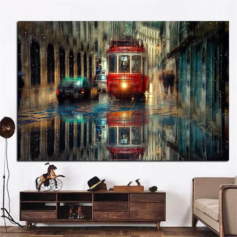 graffiti street japan tokyo wall decor art print oil painting poster