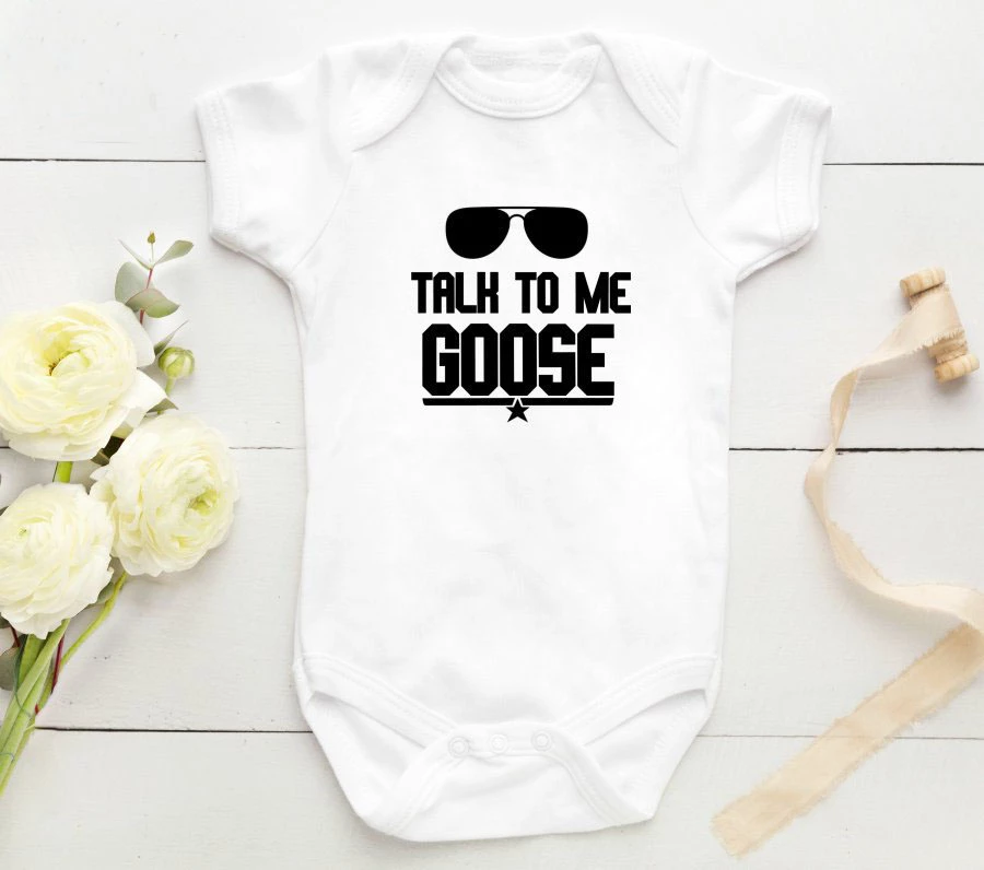 talk to me goose onesie