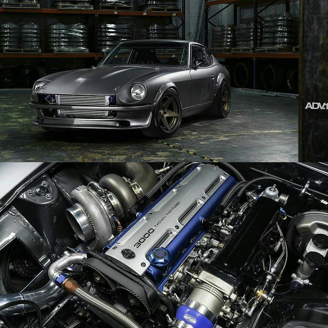 Classic Cars World On Instagram Adv1 S Sweet Datsun 280z Powered By A Single Turbo 2jz That S Producing 825 Horsepower Nissan Datsun Classic Cars Nissan