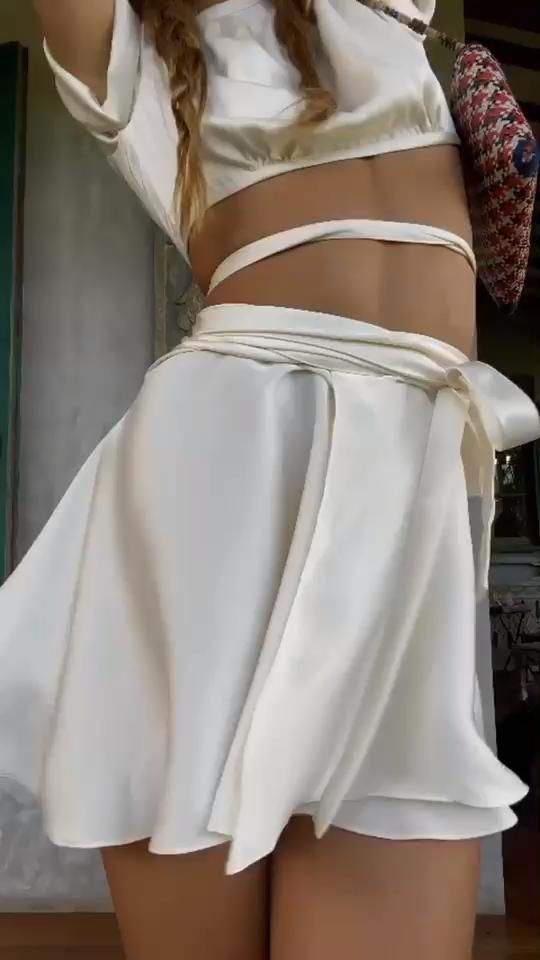 Ballerina wrap skirt ivory Ballerina wrap skirt ivory