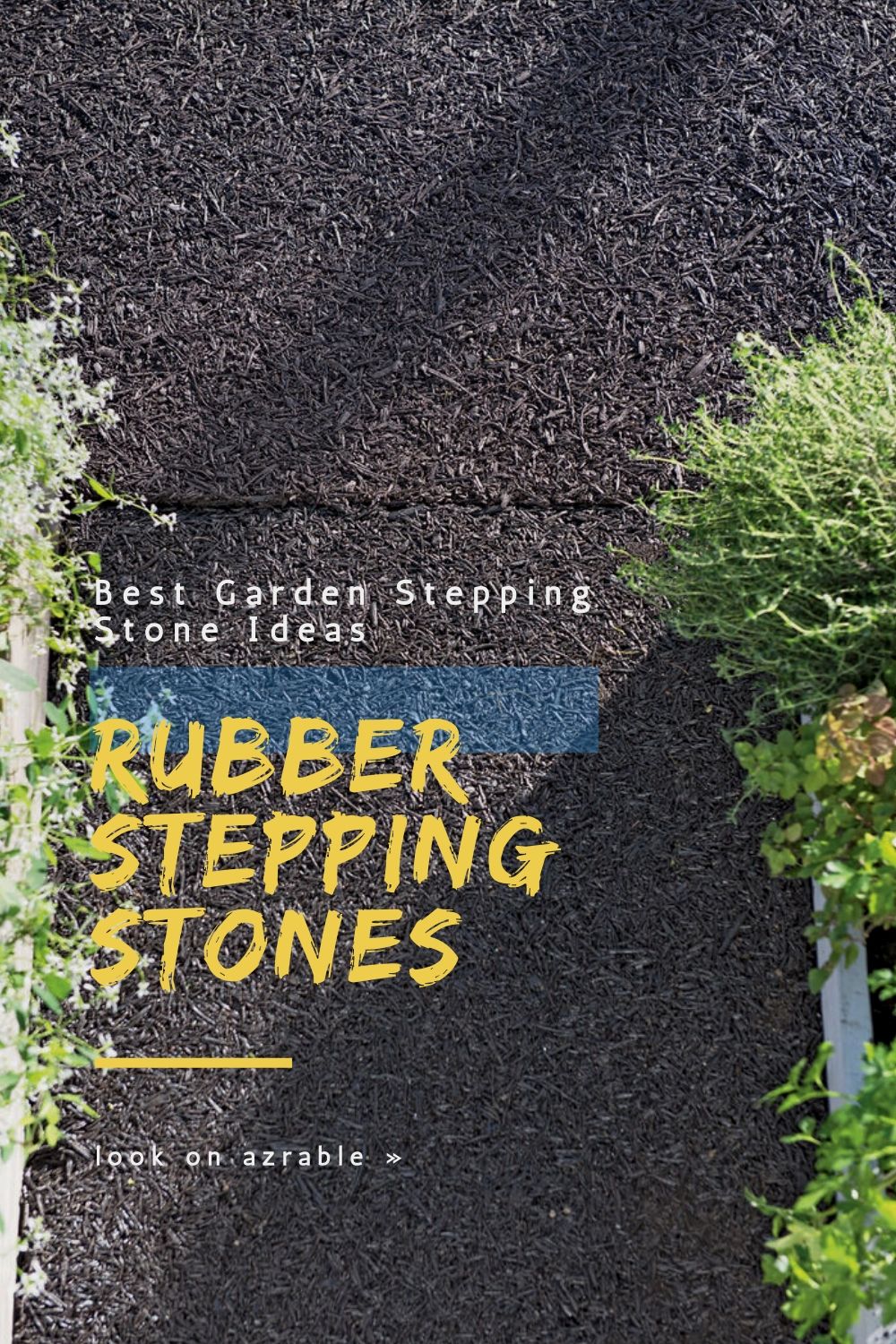 Recycled Rubber Flagstone Stepping Stone Gardeners Com Garden Stepping Stones Rubber Stepping Stones Stepping Stones