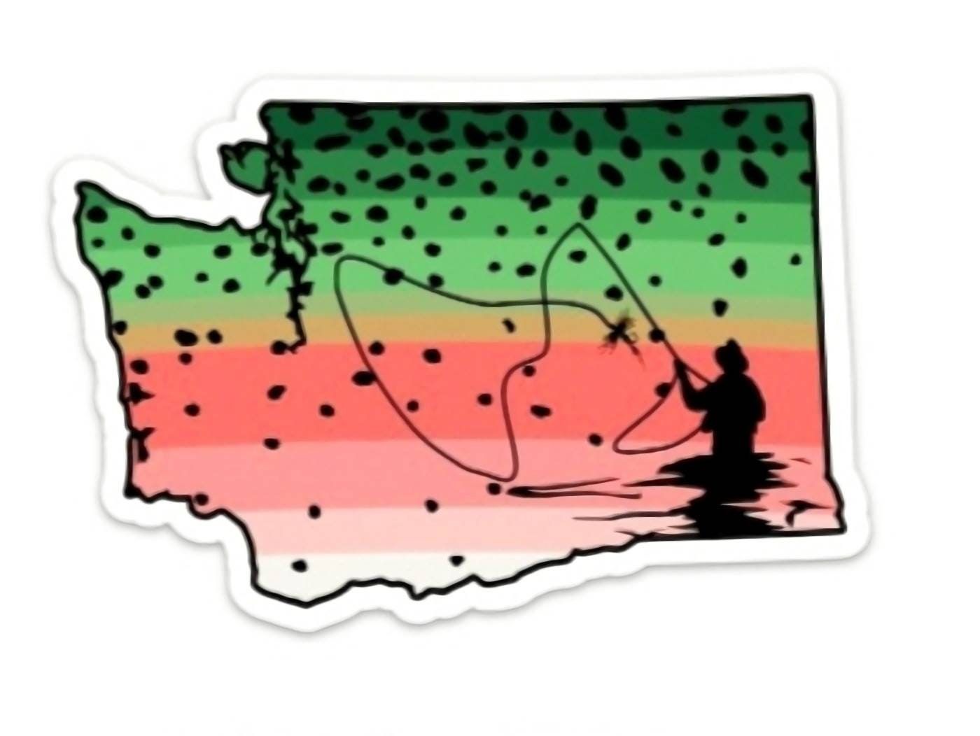 PNW fish decal