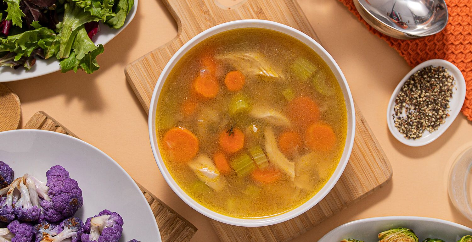 Leftover Turkey Soup Thanksgiving Cooking, Cooking Turkey, Soup Recipes, Cooking Recipes, Healthy Recipes, Deer Burger Recipes, Leftover Turkey Soup, Pacific Foods, Healthy Lunch Meal Prep