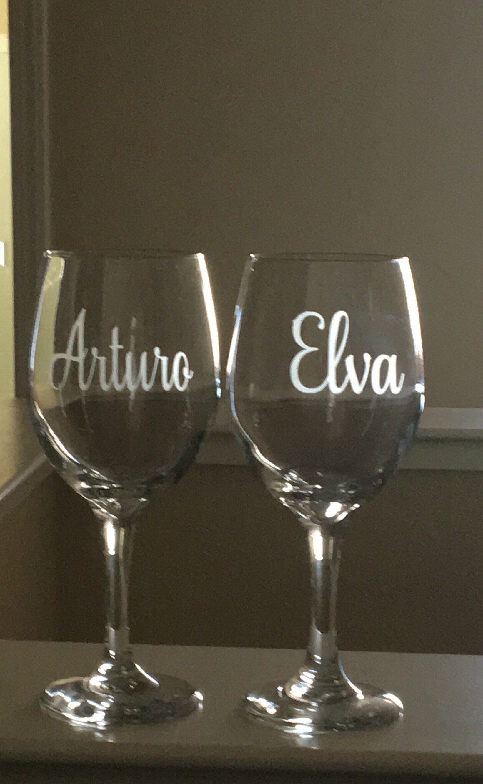Wedding Couple's Pair of Initials/Letters Sticker for Wine/Glitter Glass Bauble Wedding Couple's Pair of Initials/Letters Sticker for Wine/Glitter Glass Bauble