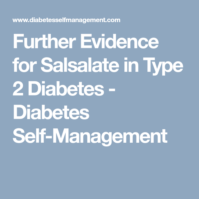 diabetes salsalate
