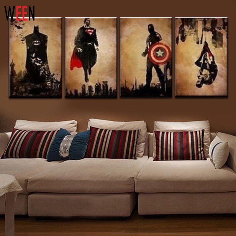 marvel wall art canvas