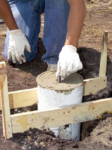 concrete deck footings