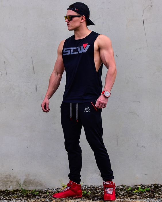 Men’s Workout Outfits – 20 Athletic Gym-wear Ideas for Men | Gym outfit ...