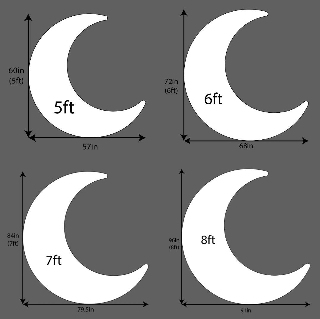 Moon Bundle Digital Includes 5ft 6ft 7ft 8ft Versions Etsy Moon Moon Bundle Digital Includes 5ft 6ft 7ft 8ft Versions Etsy Moon