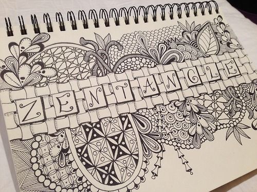 Zentangle Tumblr Zentangle Drawings Zentangle Patterns
