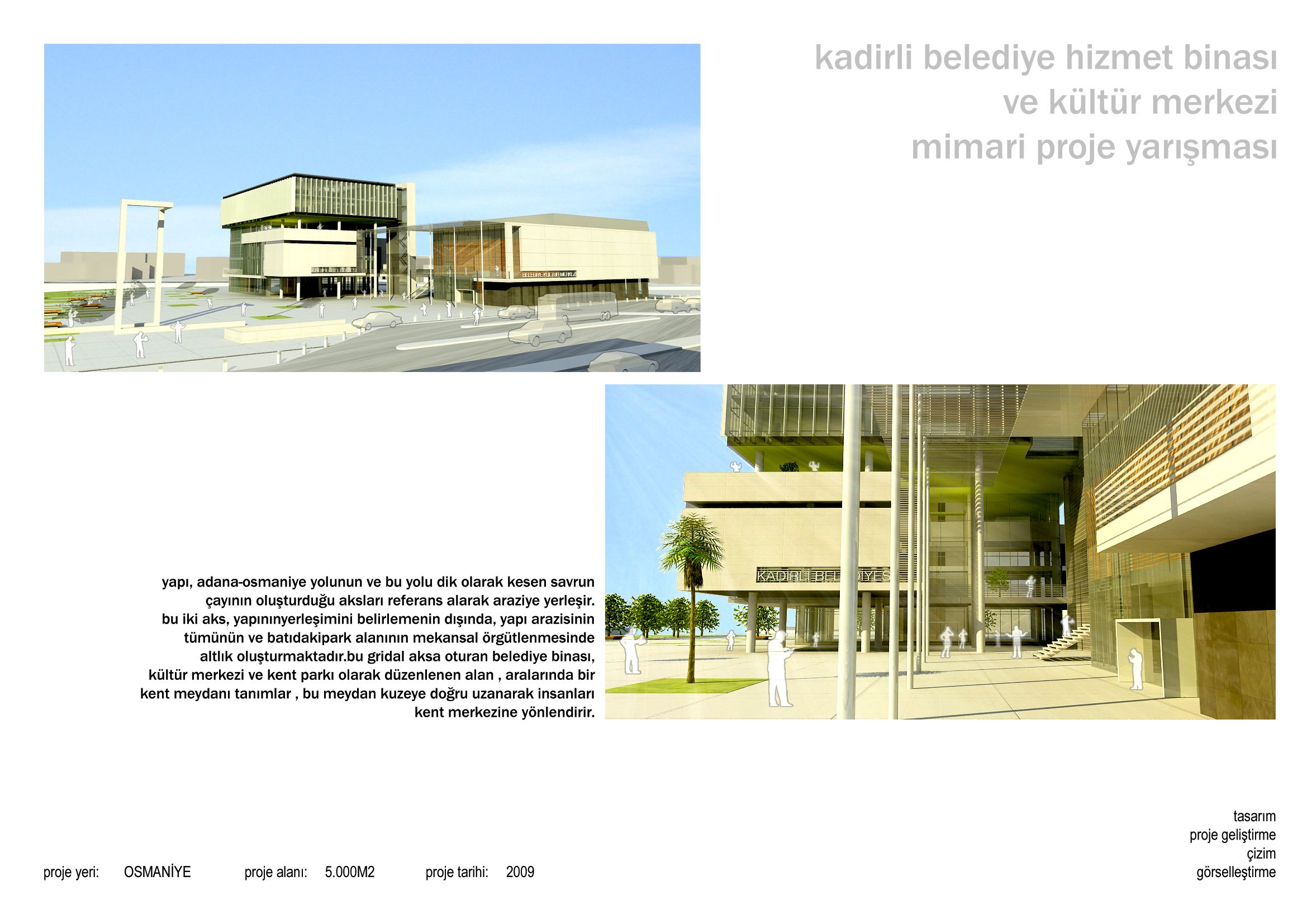Kadirli Belediye Hizmet Binasi Mimari