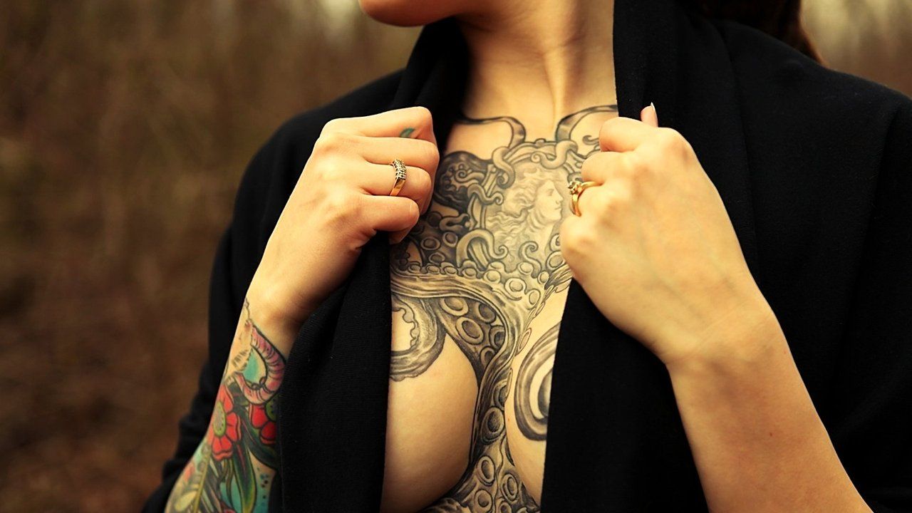 Octopus Chest Tattoo Ilustracao De Tatuagem Tatoo Tatuagens Impressionantes
