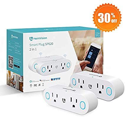 HeimVision Wi-Fi Smart Plug, 2-Pack Mini Smart Wi-Fi ...