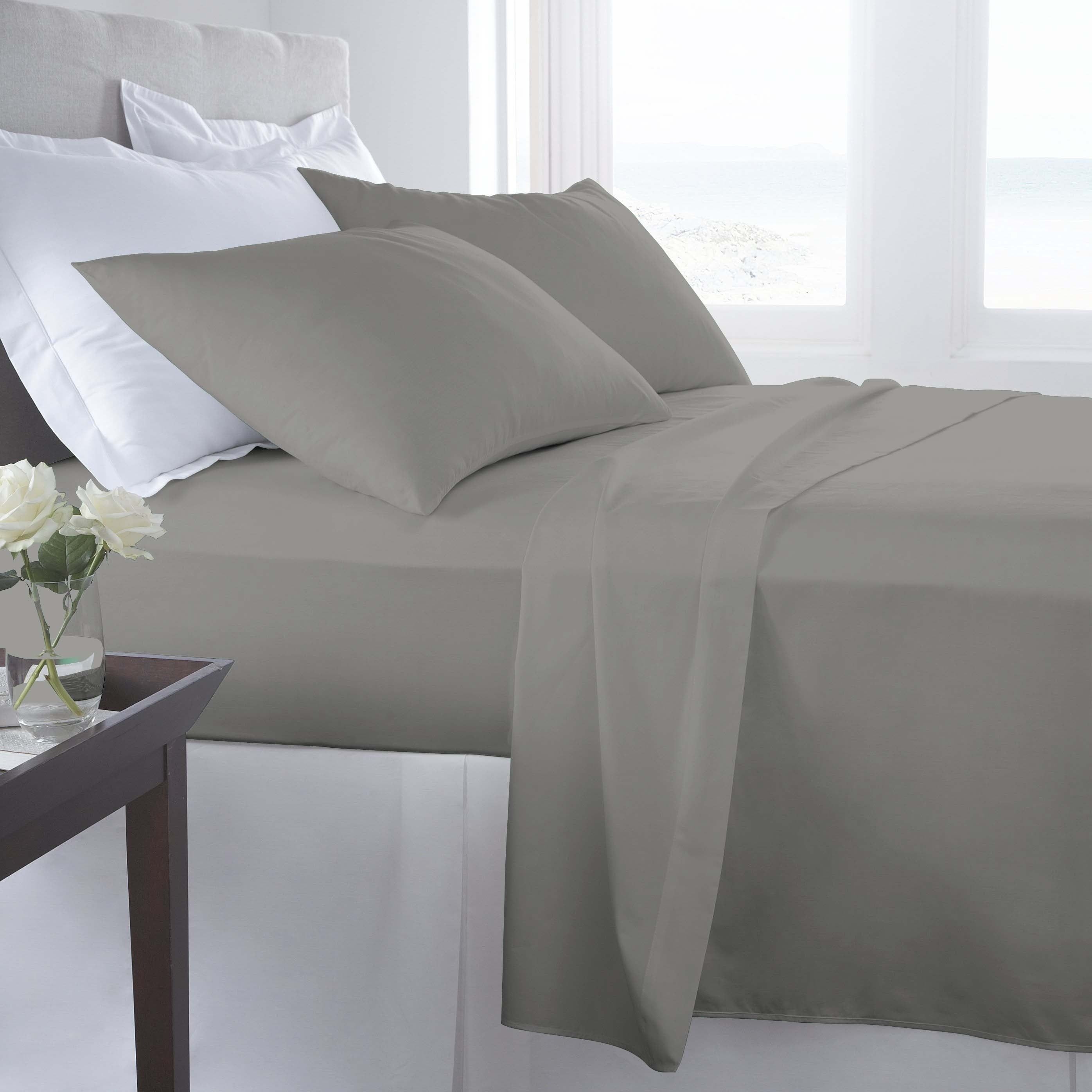 King Bedding 100% Egyptian Cotton 200TC 100% Cotton 200TC Percale Pillowcases