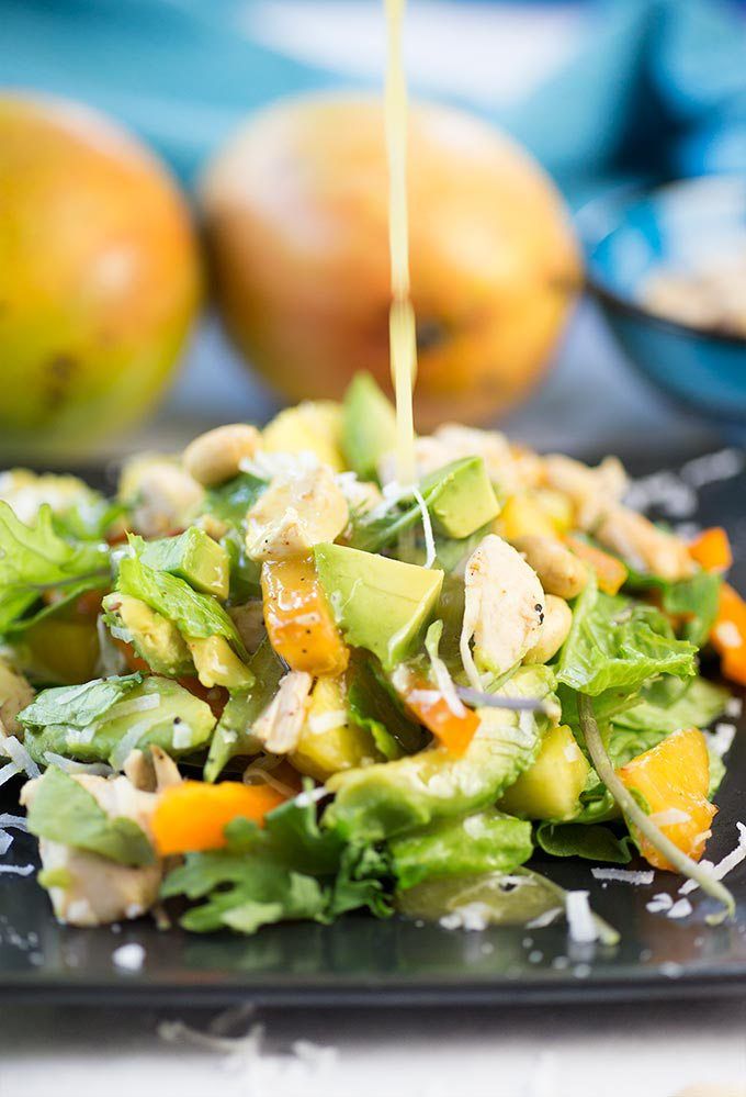 Tropical Chicken Salad - Mccormick grill mates chicken recipes #mccormick #grill #mates #chicken #recipes Tropical Chicken Salad