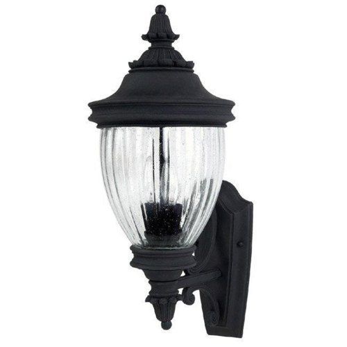 Heath Zenith SL-4196-BK-A Motion Activated Traditional Estate Outdoor Light