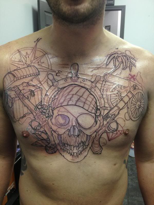 101 Best Skull Tattoos For Men Cool Designs Ideas 2019 Guide Tattoos For Guys Cool Chest Tattoos Chest Tattoo