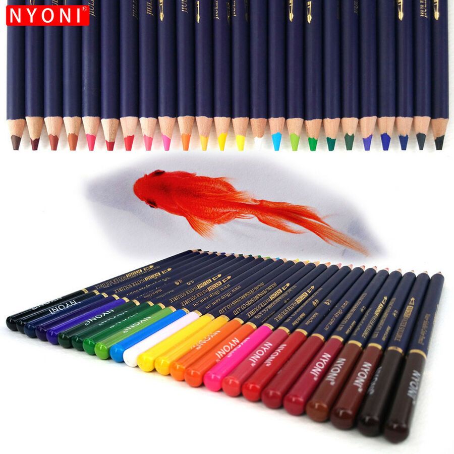 High Quality Professional Soft Watercolor Pencils For School