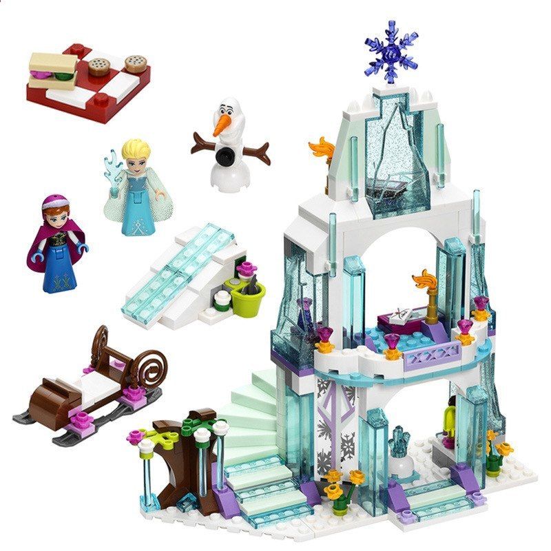 Princess Cinderella Elsa Anna Mermaid Ariel LEGO Castle Building Blocks Figure