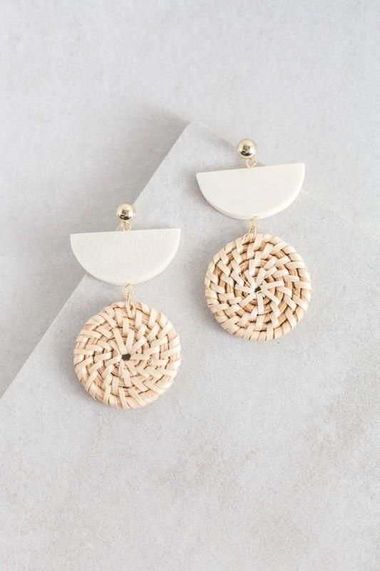 Grey Yellow earrings Coworker gift for her Simple beaded earrings Gray Glass earrings Casual earrings Everyday earrings Cute Gift for Fiend