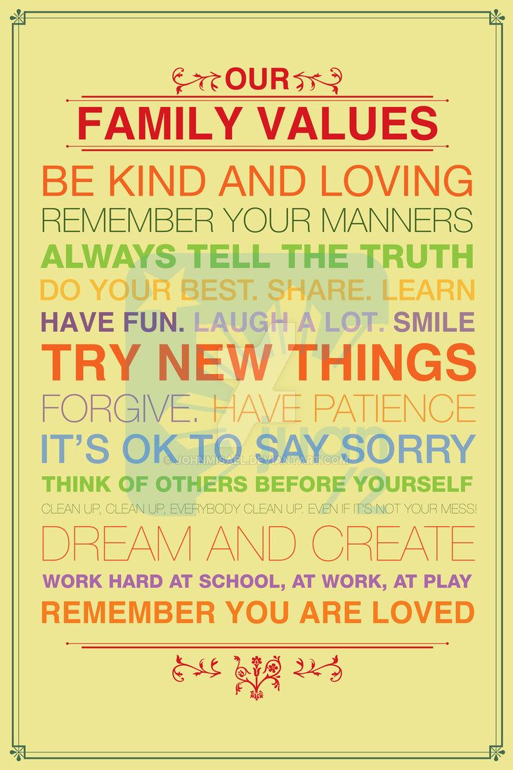 Family Rules Poster By Johnmisael Deviantart Com On Deviantart