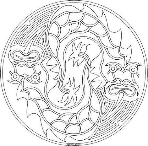 Download dragon mandala - Google Search | Mandala coloring ...
