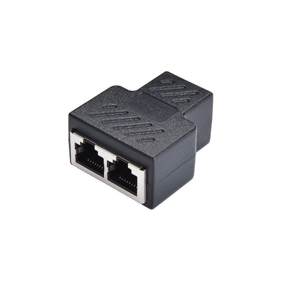 Rj45 Splitter Adapter 1 To 2 Dual Lan Ethernet Socket Network Connections Splitter Adapter For Pcb Board Welding White Orange Revie Rj45 Adapter Ethernet Cable